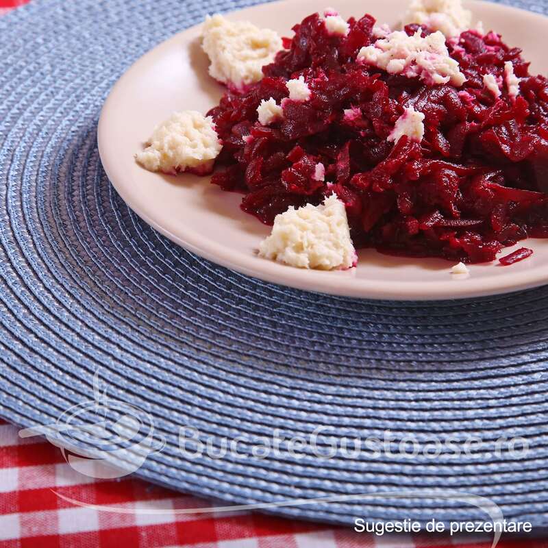Salata de sfecla rosie cu hrean - Livrare Bucuresti - BucateGustoase.ro
